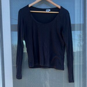 Jungmaven Black Long Sleeve Tee